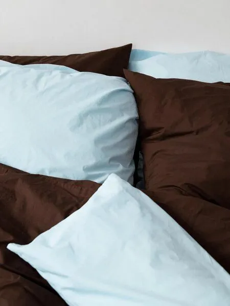 erlich textil erlich textil Fred Kopfkissenbezug für Unisex aus Baumwolle in kakao, Kakao, – Produktbild 4 von 5