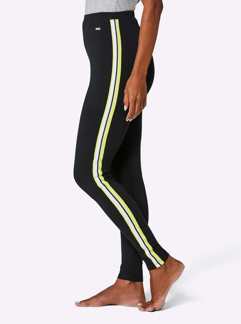 feel good Leggings schwarz, Schwarz, – Produktbild 1 von 2