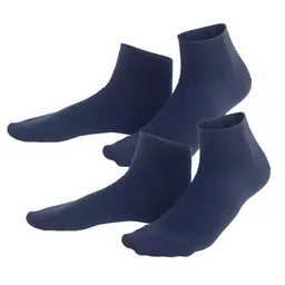 Living Crafts LIVING CRAFTS - Herren Sneaker-Socken, 2er-Pack - Blau (98% Bio-Baumwolle; 2% Elasthan), Nachhaltige Mode, Bio Bekleidung – Produktbild 1 von 1