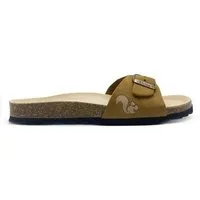 thies Vegane thies ® Eco Bio Strap Sandale aus rec. PET mit ergonomischem Fussbett, Cognac (braun), – Produktbild 1 von 1
