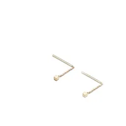 Jonathan Radetz Jewellery Jonathan Radetz Jewellery Stecker & Ohrringe CUBE, Gold 585, 14 Karat, CUBE 2 oder 3 mm, Länge 4 - 40 mm, Handmade in Germany – Produktbild 1 von 1