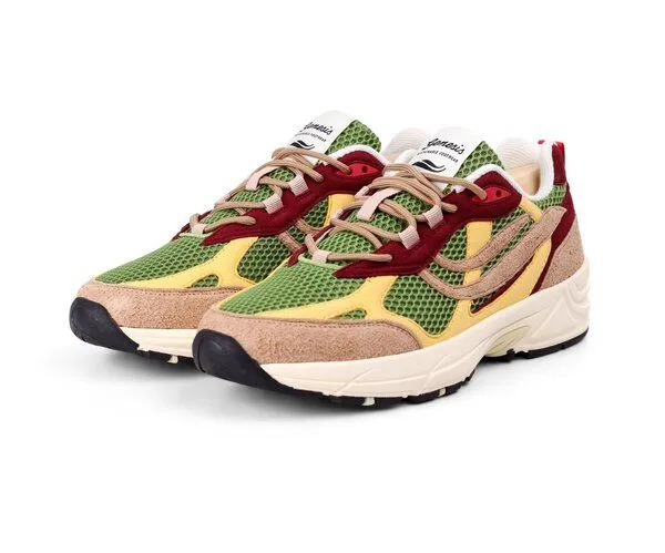 Genesis Footwear Genesis Footwear G-Eco`99 Multi Colour, Beige/yellow/wine/l.olive, – Produktbild 2 von 4