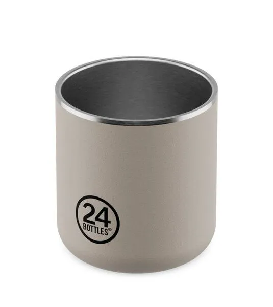 24bottles 24bottles Isolierter Casa Cup 220 ml, aus Edelstahl, Linen, – Produktbild 3 von 3