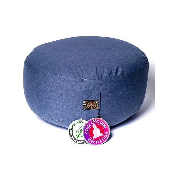 Just Be Just Be Meditationskissen, Schieferblau, – Produktbild 1 von 2