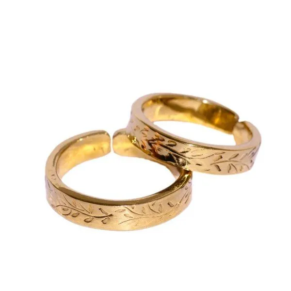 Schönes aus Indochina Schönes aus Indochina Upcycling Ring Messing – Produktbild 3 von 7