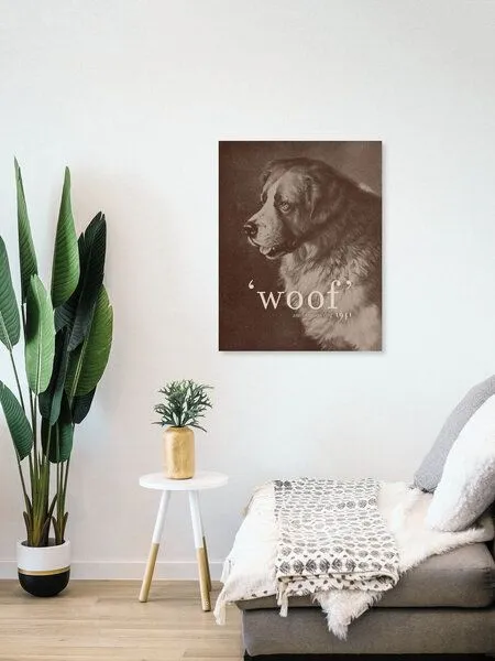 Photocircle Photocircle Poster / Leinwandbild - Famous Quote Dog – Produktbild 4 von 4