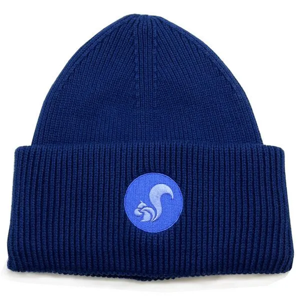 thies Vegane Mütze "thies ® Organic Beanie" aus reiner, zertifizierter Biobaumwolle, unisex, State blue (dunkelblau), – Produktbild 2 von 4