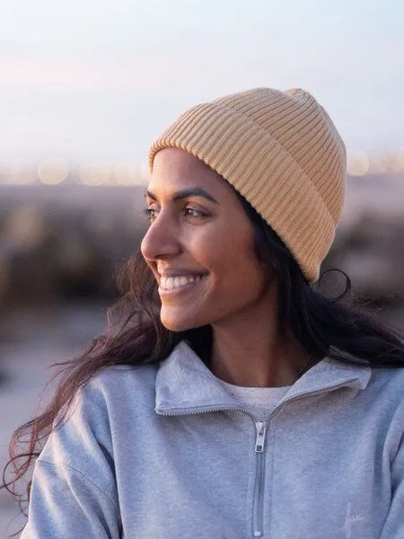 FUXBAU FUXBAU 4Seasons Strickmütze, Gelb, – Produktbild 3 von 4