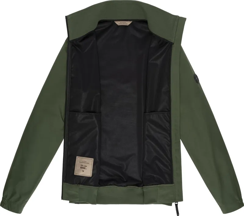 ragwear ragwear Outdoorjacke Collwie wasserdichte Herren Übergangsjacke mit hohem Kragen, Grün, – Produktbild 1 von 4