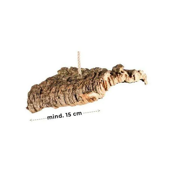 Kork-Deko Kork-Deko Vogel-Schaukel aus Naturkork-Rinde, flach 15 cm – Produktbild 3 von 6