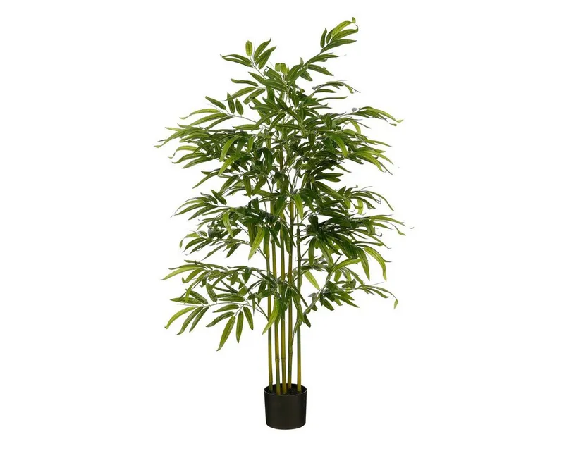Kunstpflanze Mica Decorations Bambus In Topf gruen waterproof & UV resistant - h150, Mica Decorations, Höhe 150 cm, Grün, – Produktbild 1 von 4