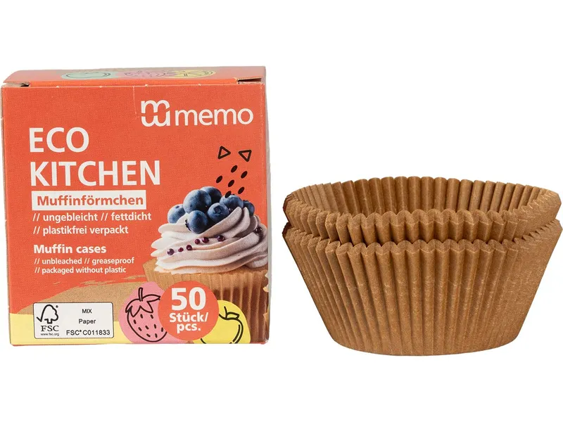 Memo Memo Muffinförmchen "ECO KITCHEN" 50 Stk. – Produktbild 1 von 1