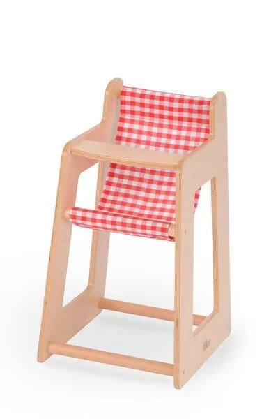 Bätz Holzspielwaren Bätz Holzspielwaren Puppenhochstuhl mit Stoffhänger - Einfach toll für die Kleinen – Produktbild 2 von 2