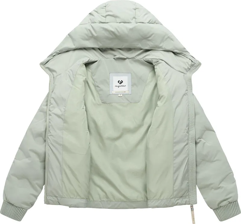 ragwear ragwear Outdoorjacke Lynnox Embossed Y Leichte Winterjacke mit Kapuze, wasserdicht und winddicht, Grün, – Produktbild 1 von 5