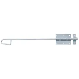 Alberts ALBERTS Bolzen-Stangenriegel, mit befestigter Schlaufe, bl vz, Bolzen Ø15,5, Länge 500mm – Produktbild 1 von 1