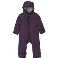 Disana Disana Baby Walk Overall Schurwolle kbT-Merinowolle, Aubergine, – Produktbild 1 von 1