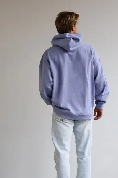 Kultgut Kultgut Biofair- SPORT ESSENTIALS HOODIE - Ultraweich / For all Day, Lila ( sport violet), – Produktbild 4 von 4
