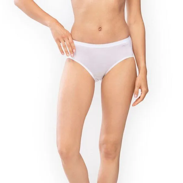 mey 2x Damen Hüft Slip Mey Lights aus PIMA Baumwolle 89202, Weiss, – Produktbild 1 von 2