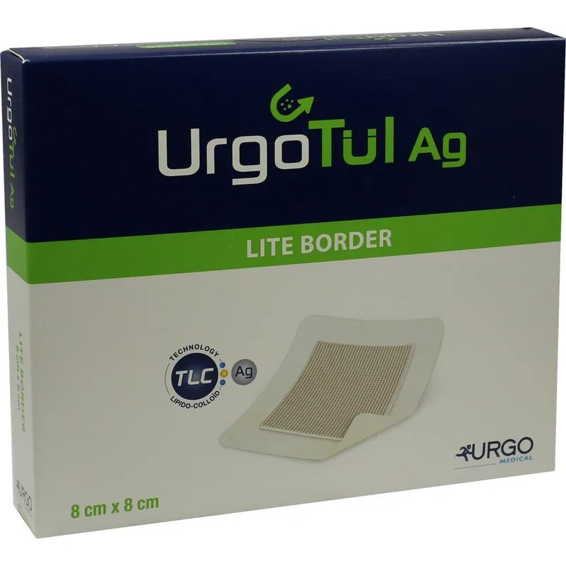 Urgo URGOTÜL Ag Lite Border 8x8 cm Verband 10 St Verband – Produktbild 1 von 1