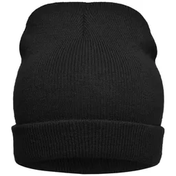 Myrtle Beach myrtle beach Sehr leichte Promotion Strickmütze mit Umschlag MB7112 Gr. one size black – Produktbild 1 von 1