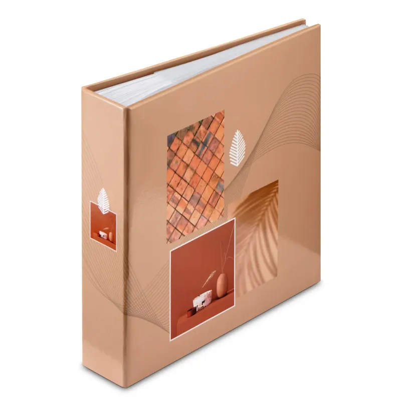 Hama Hama Memo-Album "Singo II", für 200 Fotos im Format 10x15 cm, Terracotta – Produktbild 1 von 5
