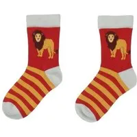 Walkiddy Baby Socken Bio-Baumwolle GOTS Lion Friends grün von Walkiddy – weich, atmungsaktiv, nachhaltig, vegan und fair produziert für empfindliche Babyfüße – besonders sanft zur Kinderhaut – Produktbild 1 von 1