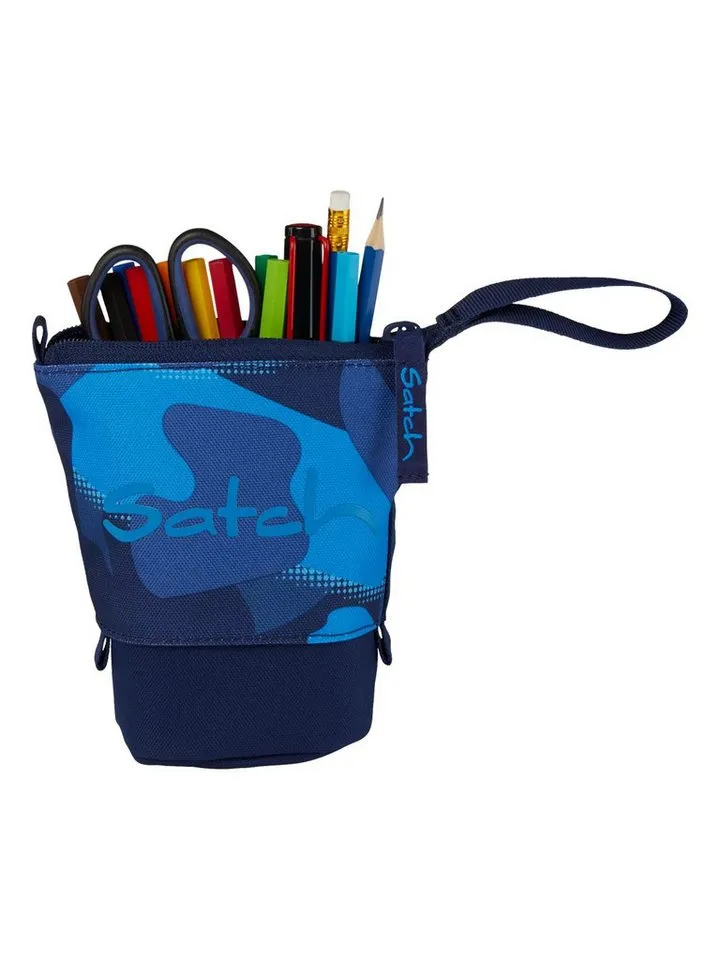 Satch Satch Federmäppchen Pencil Slider, (1-tlg), mit Slide‑Funktion, Blau, – Produktbild 2 von 2