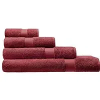 Cotonea Cotonea Bio Frottier-Handtuch, Rot (rot), – Produktbild 1 von 1