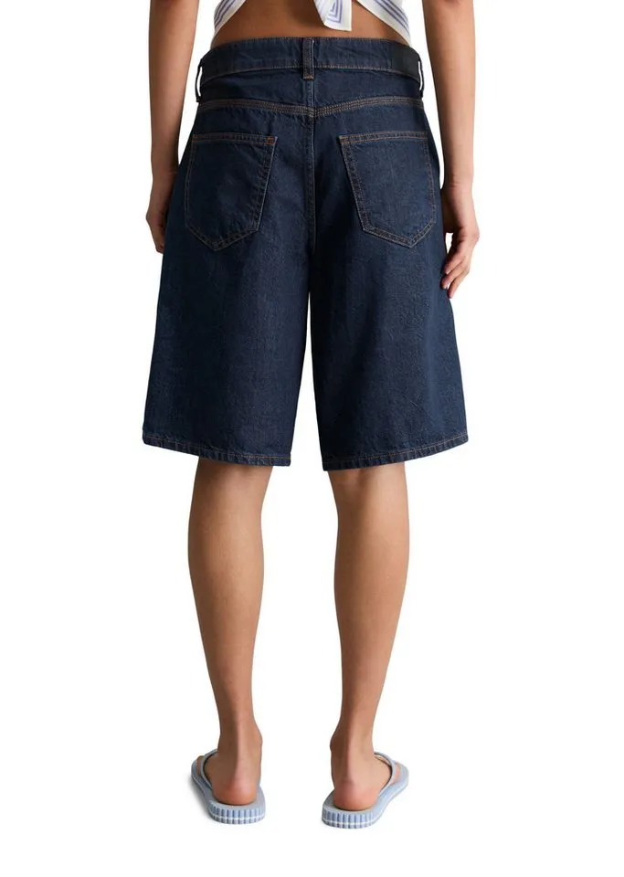 Marc O'Polo DENIM Shorts aus Rigid Denim ohne Elasthan, Blau, – Produktbild 3 von 5