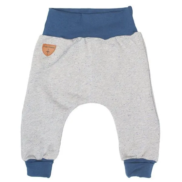 Frija Omina Frija Omina Mitwachsende Sweat-Krabbelhose, Grau meliert, – Produktbild 1 von 2