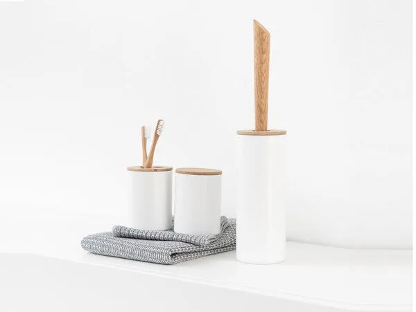 werkvoll by Lena Peter werkvoll by Lena Peter Recycling Feuerlöscher Zahnbürstenhalter FIRE, Weiß, – Produktbild 1 von 4