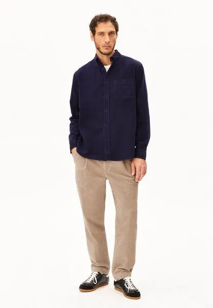 ARMEDANGELS ARMEDANGELS CORDUROY Herren Kordhemd aus 100% Bio-Baumwolle, Tinted navy, – Produktbild 4 von 4