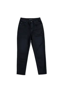 Lovjoi Lovjoi Damen vegan Mom Jeans Carpine Washed Schwarz – Produktbild 1 von 1