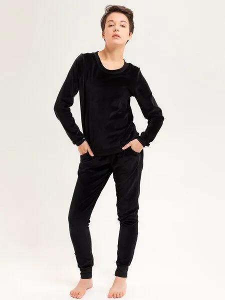 Frija Omina Frija Omina Bio Nickihose Hygge, Schwarz, – Produktbild 3 von 4