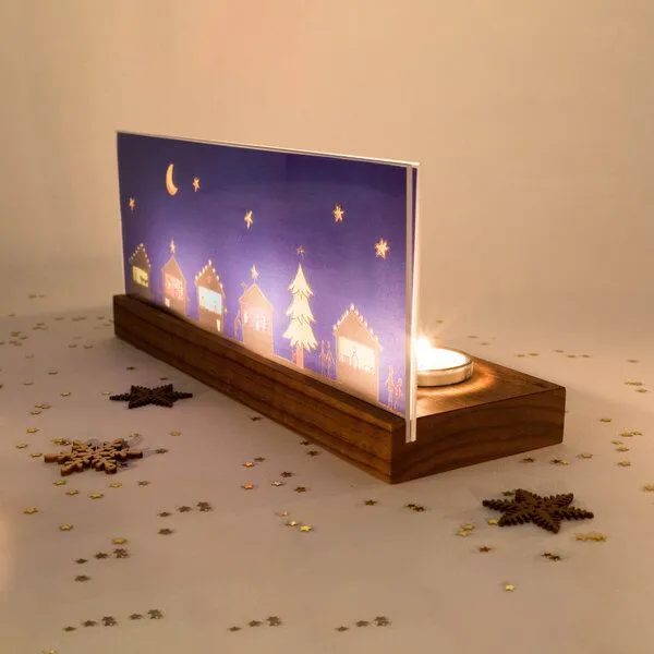 klotzaufklotz klotzaufklotz Weihnachtskrippe Weihnachtsmarkt – Produktbild 1 von 7
