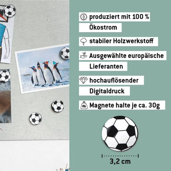 WERKHAUS WERKHAUS Magnet-Set - Fußball – Produktbild 4 von 4