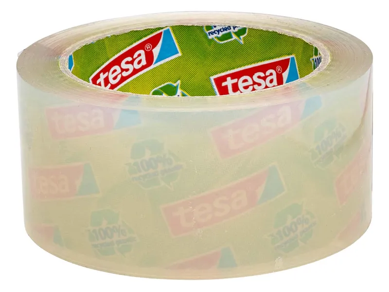 Tesa Tesa Recycling Packband transparent 66m, 65my – Produktbild 2 von 3