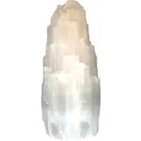 HANS NATUR Selenit Kristall-Lampe weiß ca. 25 cm – Produktbild 1 von 1