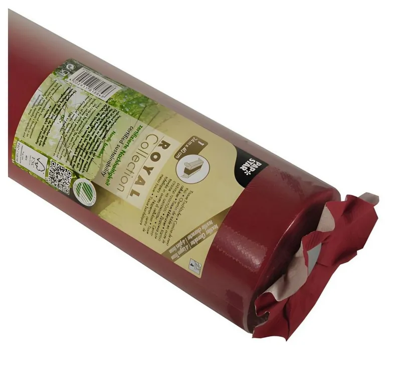 PAPSTAR PAPSTAR Tischläufer Tischläufer, Tissue ROYAL Collection 24 m x 40 cm bordeaux, Rot, – Produktbild 2 von 2
