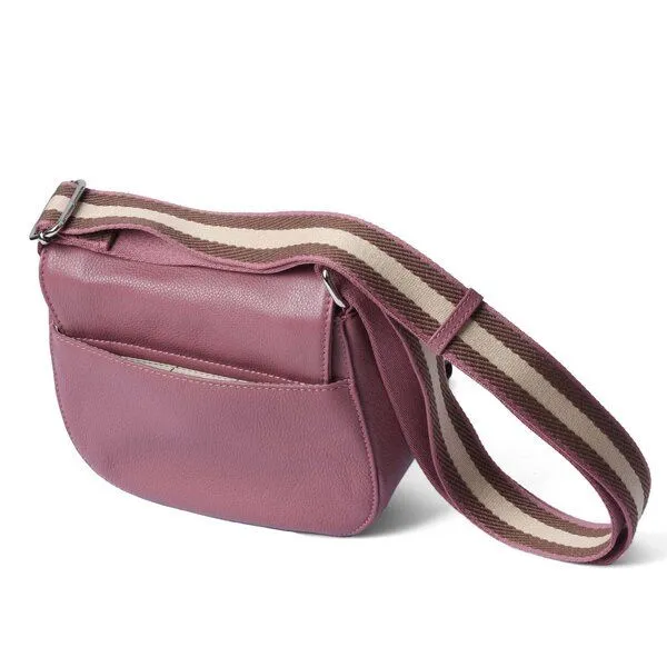 Vargu Vargu Leder-Umhängetasche Levina 1, Mauve, – Produktbild 3 von 4