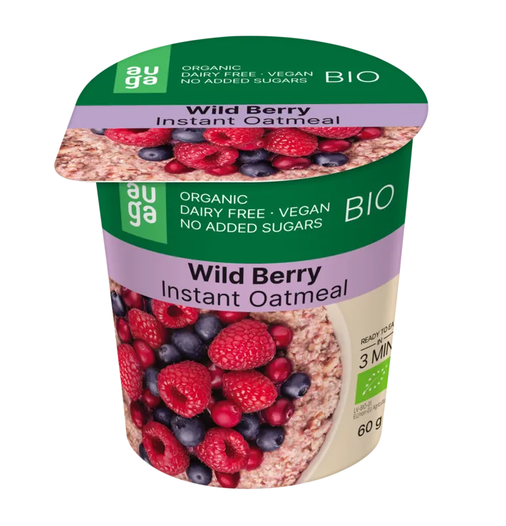 Activus Activus BIO Vollkornporridge - Auga 60 g Wild Berries – Produktbild 1 von 1