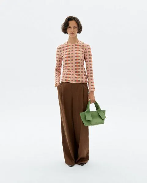 thinking mu thinking mu Brisa Longsleeve mit geometrischem Muster – Produktbild 3 von 4