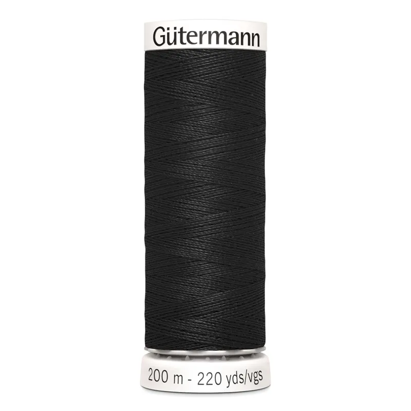 Gütermann Gütermann Allesnäher 200m 000 Schwarz – Produktbild 1 von 1