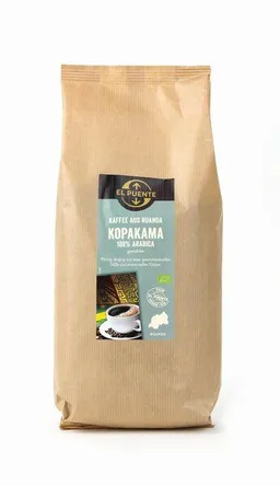 El Puente El Puente Ruanda Kopakama - Bio-Kaffee gemahlen 1 kg | Fair Trade | Bio-zertifiziert | Vegan | Glutenfrei – Produktbild 1 von 1
