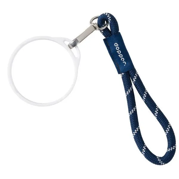 Dopper Wrist Cord - Trageschlaufe für den Dopper Travel Mug, Weisser ring (midnight), – Produktbild 1 von 3
