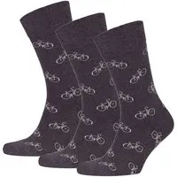 Opi and Max Opi and Max 3 Paar Fahrradmuster Socken aus Bio-Baumwolle (90% GOTS-zertifiziert) Opi & Max – Produktbild 1 von 1