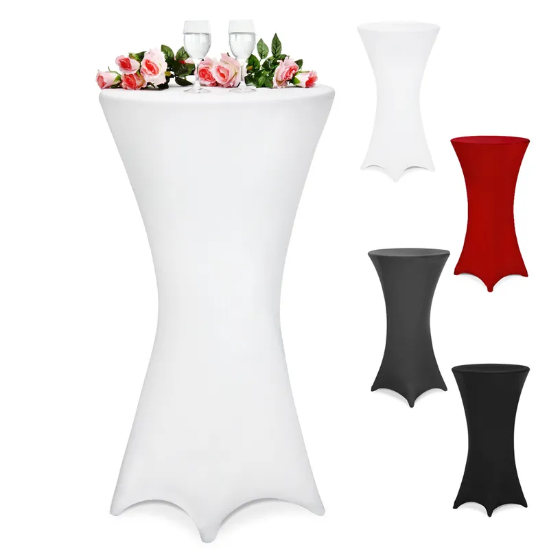 Casaria® Casaria Deuba Stehtisch Husse 60 weiß – Produktbild 1 von 1