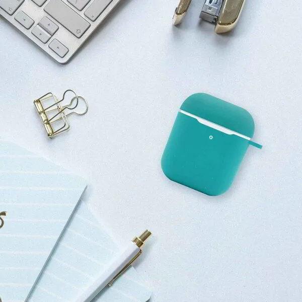 MMore MMore Kompostierbar Biologisch abbaubares AirPods 1 und 2 Gehäuse, Blau, – Produktbild 4 von 4