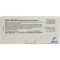 Weleda WELEDA ARNICA RH D 20 Ampullen 8X1 ml Ampullen – Produktbild 1 von 1