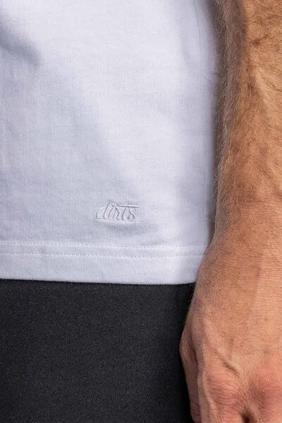 DIRTS dirts Heavy Cotton T-Shirt OVERSIZED, White, – Produktbild 3 von 3